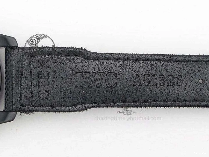 MIROTIME 0107 Durable Big Pilot 5019 Ceramic Case Black Dial Green Markers Asian 23J 7396